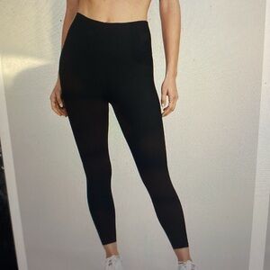 High Waisted Black PowerPress Yoga Active Leggings NEW XS